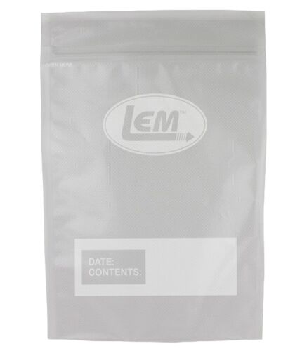 MaxVac Zipper Top Vacuum Bags in Gallon (11" x 16") - 20 Count