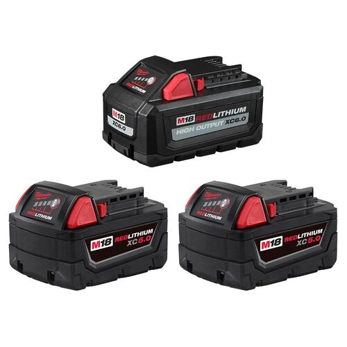 M18 REDLITHIUM HIGH OUTPUT 18V 5Ah/6Ah Lithium Ion Power Tool Battery Pack with Fuel Indicator