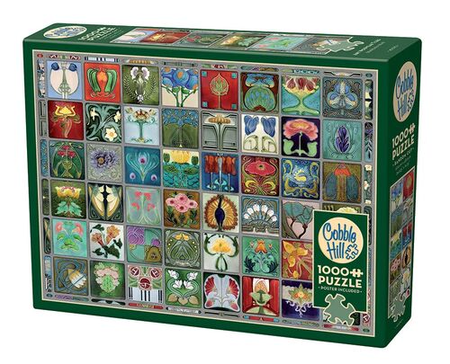 Art Nouveau Tiles Puzzle - 1000 Pieces