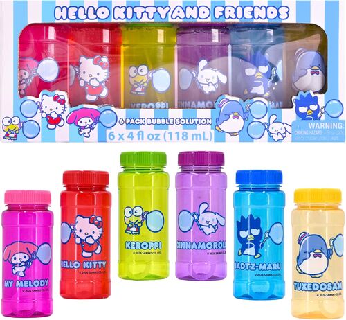 6-Pack Bubble Bottles - 4 oz