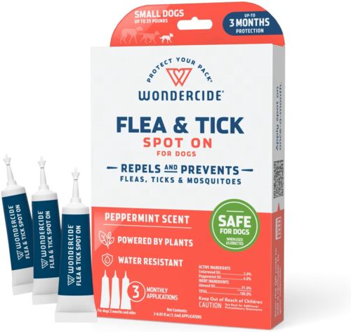 Flea & Tick Spot On Treatment for Dogs with Natural Essential Oils