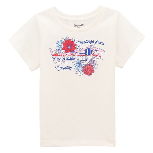 Girl's Americana Greetings Graphic Tee