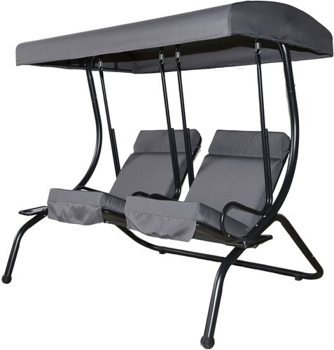 Two Person Swing in Charcoal