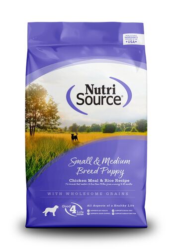 Small & Medium Breed Puppy Chicken Meal & Rice Recipe Dry Dog Food