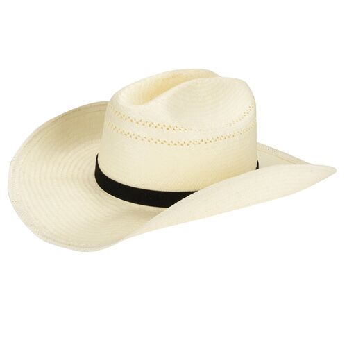 Men's Cowboy Hat with Cattleman's Crease in Ivory