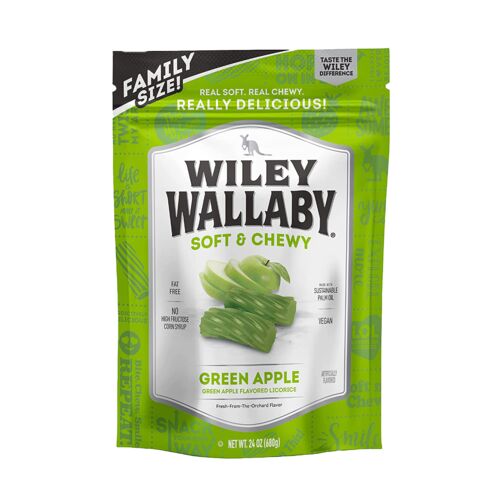 Green Apple Flavored Licorice - 24 oz
