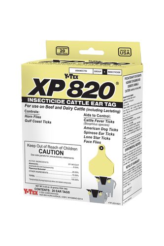 XP820 Insecticide Cattle Ear Tags