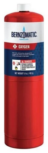 1.4 oz Red Disposable Oxygen Cylinder