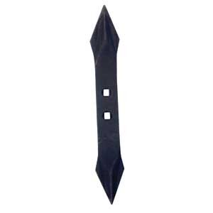 Reversible Chisel Spike 2" x 17" with 5/8" Holes