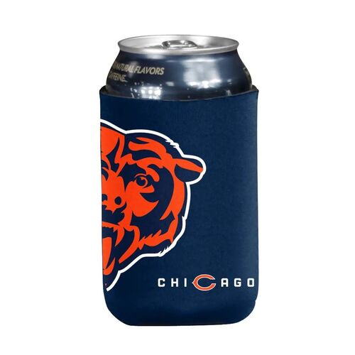 Chicago Bears Oversized Logo Flat Can Cooler