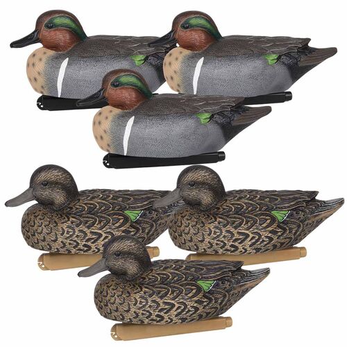Green Wing Teal Decoys Floater 6-Pack