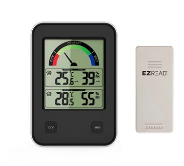 Digital Thermometer with Color Hygrometer
