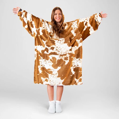 Hair on Hide Hooded Blanket