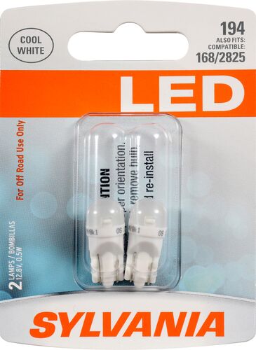 194 White LED Mini Bulb - 2 Pack