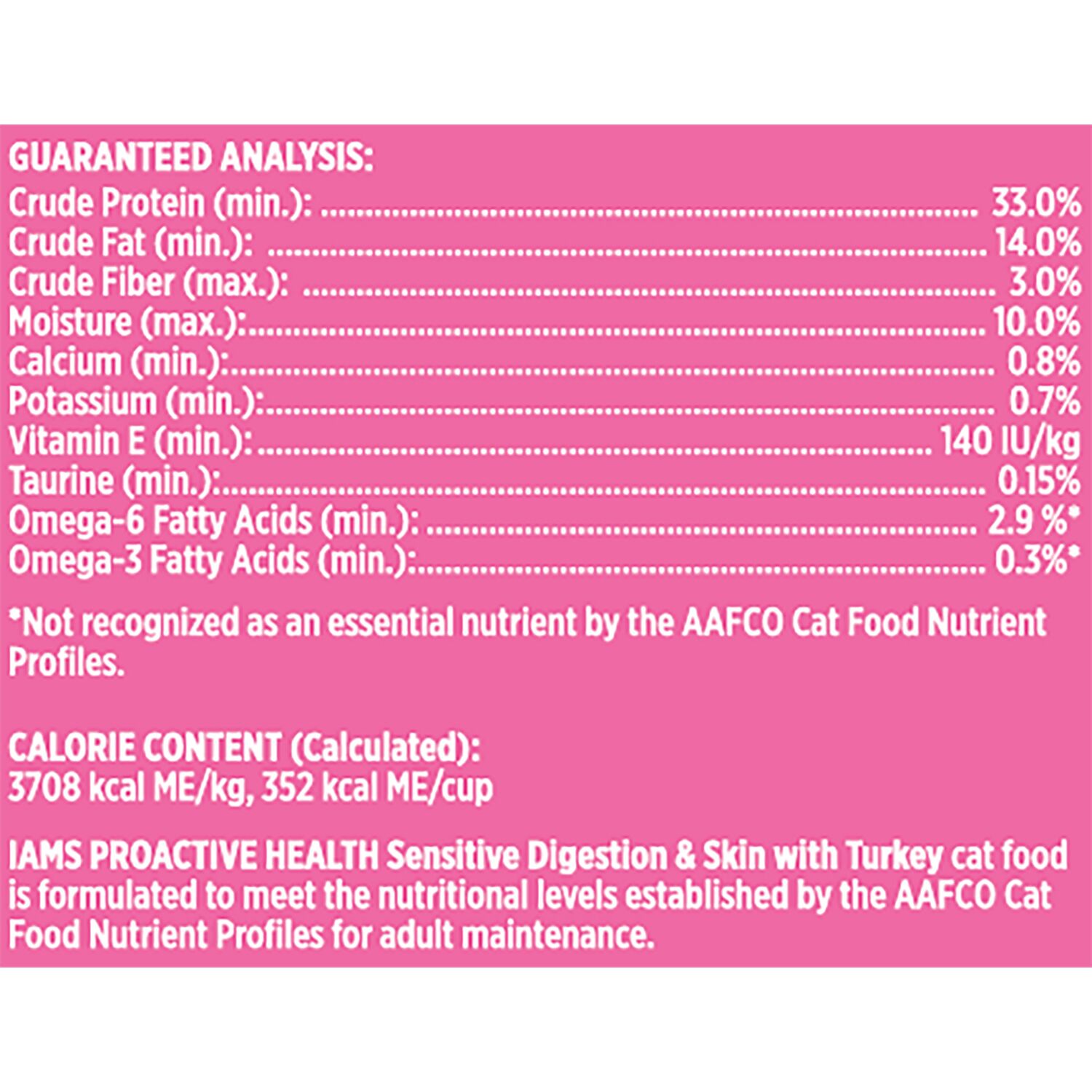 Adult Proactive Health Sensitive Digestion and Skin Dry Cat Food