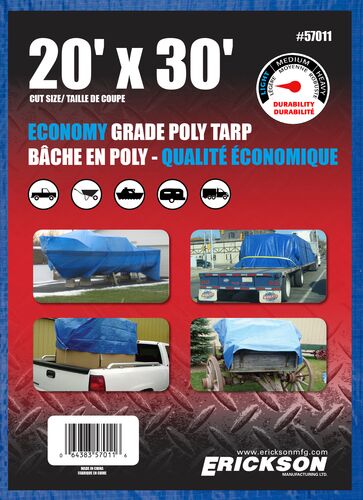 Blue Weave Tarp - 20' x 30'