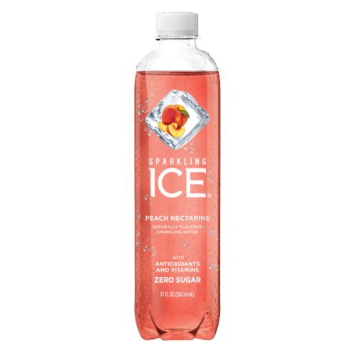 Peach Nectarine Flavored Sparkling Water 17 fl Oz Single Bottle