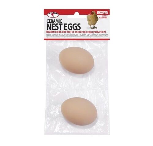 Egg Ceramic Nest Brown