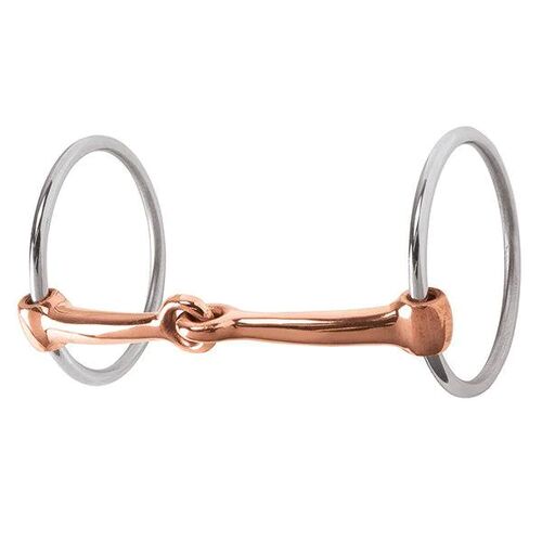 Professional Ring Snaffle Bit 5 Inch Copper Mouth
