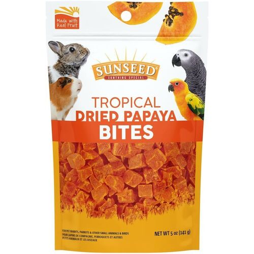 Tropical Dried Papaya Bites - 5 oz
