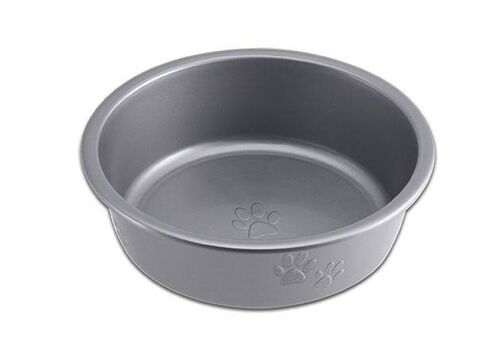 Dolce Luminoso Large Silver Dog Bowl