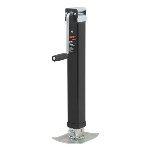 15" Travel Direct-Weld Square Jack with Side Handle (8,000 Lbs)