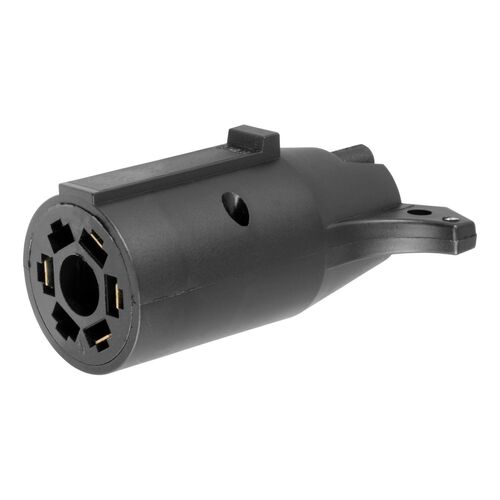 7-Way RV Blade Vehicle to 4-Way Flat Trailer Electrical Adapter