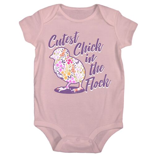 Infant Cutest Chick in the Flock Onesie