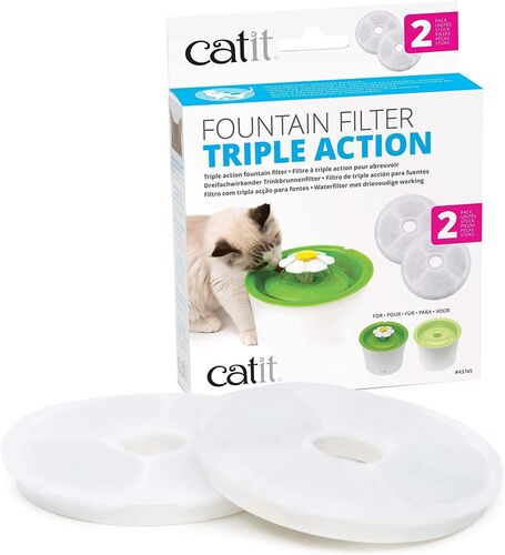 Fountain Filter Triple Action 2 Pack