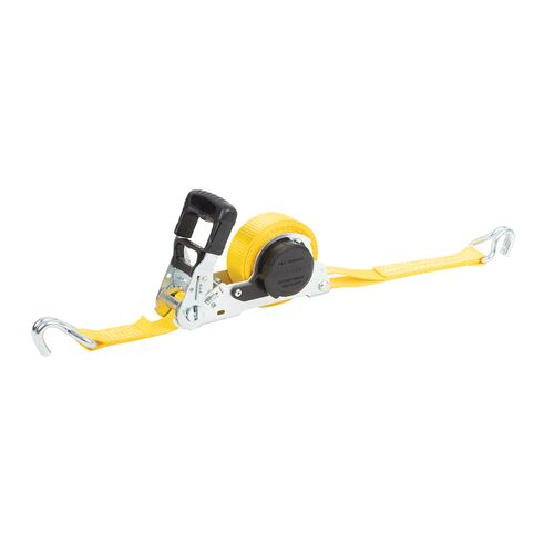 1.5" x 16' - 5000 lb Self Lock Re-Tractable Ratchet Strap