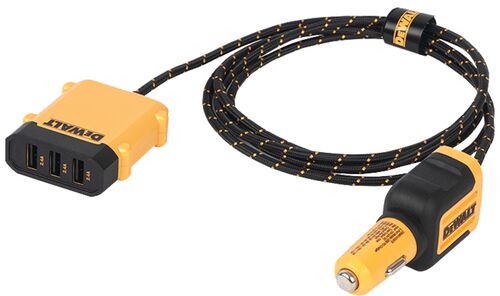 5-Port Front and Back Seat Mobile USB PD Charger