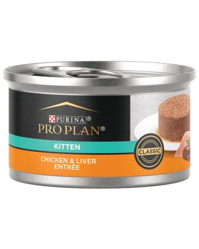 Kitten Formula Chicken & Liver Entree Canned Cat Food - 3 oz