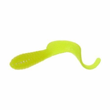 1" Lil' Bit Curly Tail Grubs 20-Pack - Yellow