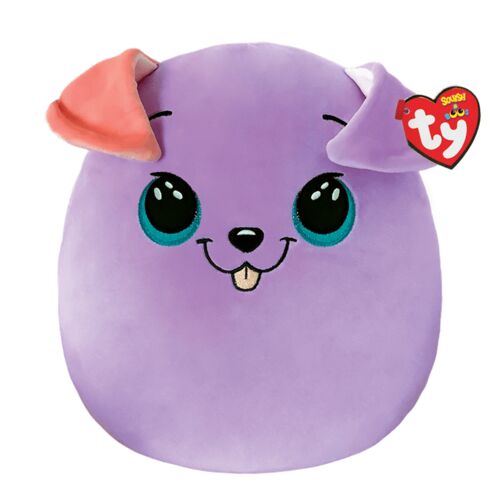 Squish-A-Boos10" BITSY Purple Dog Plush Toy