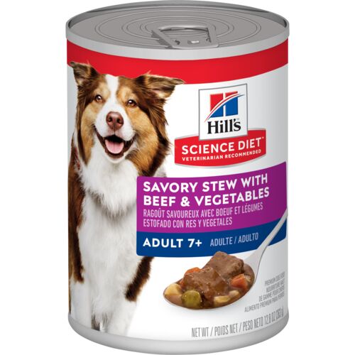 Adult 7+ Savory Stew Canned Dog Food - 12.8 oz