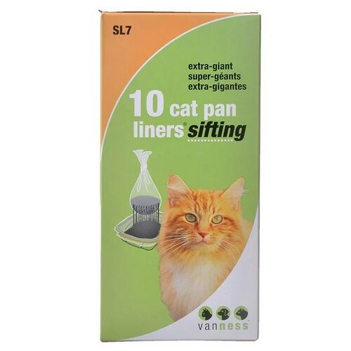 Sifting Cat Pan Liners 10-Pack - X-Giant
