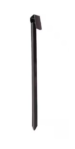 13" Metal-Coated Stake in Black