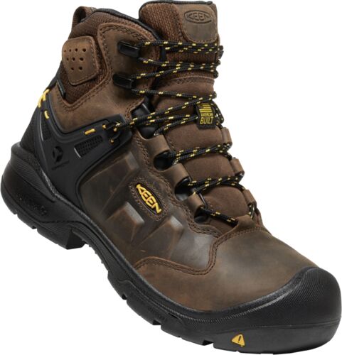 Men's Dover 6" Waterproof Carbon Toe Boot in Black Earth/Black