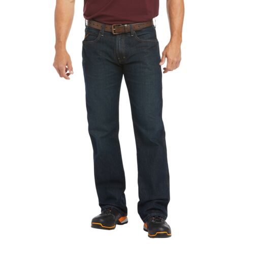 Men's M5 Rebar Straight DuraStretch Edge Stackable Straight Leg Jean in Blackstone