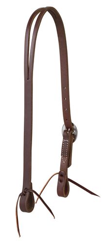 3/4" Working Cowboy Split Ear Headstall with Stainless Steel Buckle