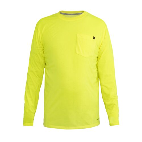 Men's Hi-Vis Best Dang Long Sleeve Pocket T-Shirt