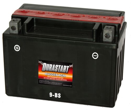 DuraStart Supercrank Select AGM Powersport Battery - 9-BS