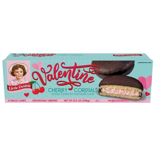 Christmas Cherry Cordials Snack Cakes - 10.5 oz
