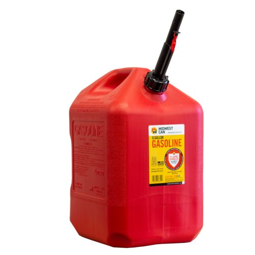 Gasoline Can with FlameShield Safety System - 6 Gallon