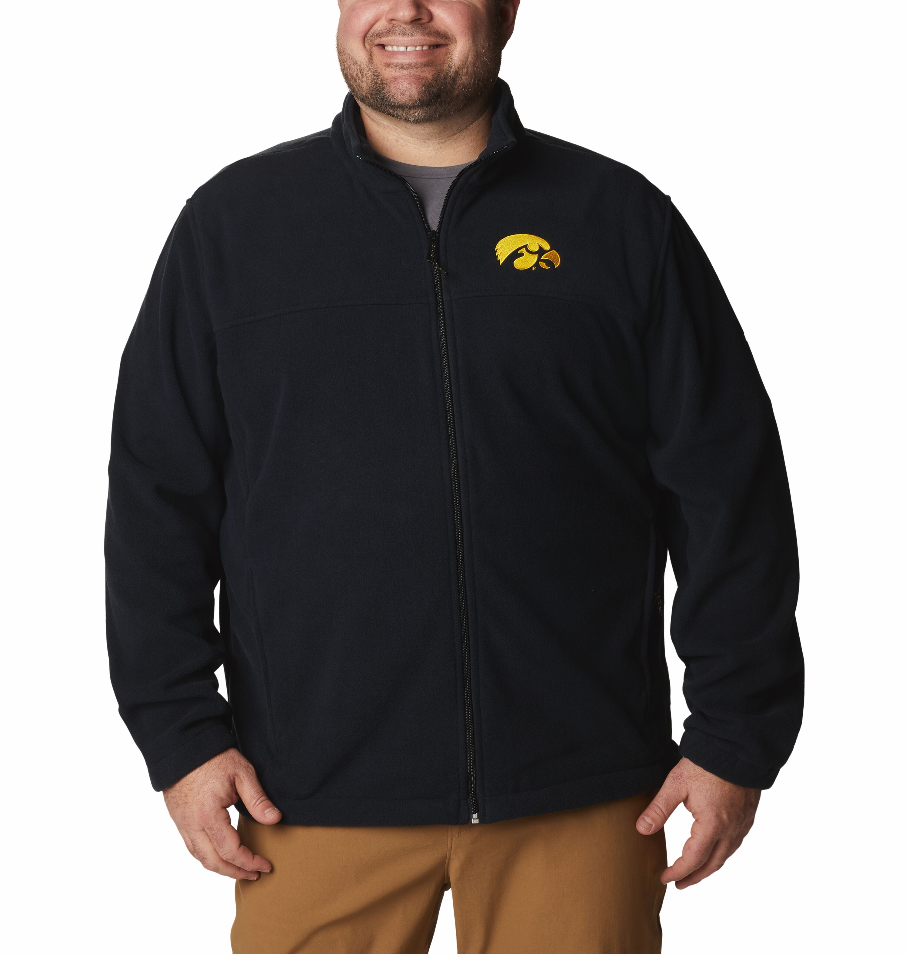 Men s Iowa Hawkeyes Collegiate Flanker III Fleece Jacket