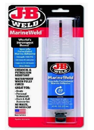 MarineWeld Specially Formulated Marine Adhesive Syringe