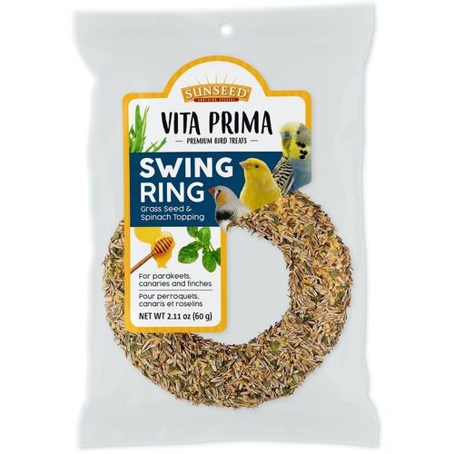 Vita Prima Swing Ring Grass Seed & Spinach Topping Treat