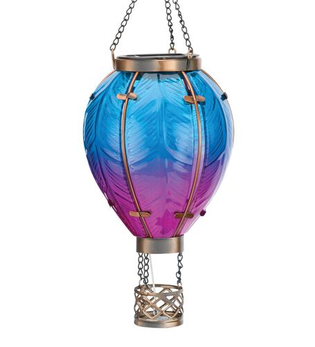 Solar Balloon Lantern in Blue - Small