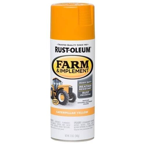 Farm & Implement Caterpillar Yellow Rust Resistant Enamel Spray Paint (12 Oz)