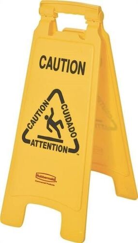 2-Sided Floor Safety Caution Sign